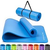 KG Physio Yogamatte Rutschfest und Gepolstert - Yoga Matte mit Tragegurt, Fitnessmatte, Turnmatte, Sportmatte Dicke 8mm, Gymnastikmatte, Gym Matte, Pilates Matte, Fitness Matte Sport, 183x60cm