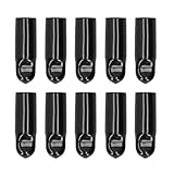 10 Stück Bier-Zapfhahn-Kappen, Gummiabdeckungen, Zubehör für Bier-Fassbier-Wasserhahn, Schwarz