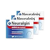 Neuralgin extra Ibu-Lysinat 400mg Schmerztabletten Sparset 3x20 Stück inkl. eines Mediexpress Handbalsams