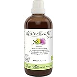 BitterKraft! Original BIO Bitterstoffe Tropfen nach Hildegard von Bingen – hochdosierte Bittertropfen aus 9 erlesenen Bitterkräutern – 100% Natur ohne Zusatzstoffe & vegan – Made in Germany (100 ml)