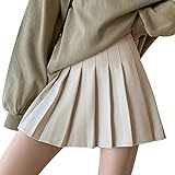 DRESHOW Basic Solid Stretchy Flared Beiläufige Mini Skater-rock für Damen Mädchen