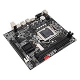 Elprico Computer Motherboard, B75 LGA 1155 Gaming Motherboard für Core I3 I5 I7, Xeon E3 V2, Pentium, 2x8 GB DDR3 -Speicher M.2 Nvme Ngff Ata3.0 Pci e