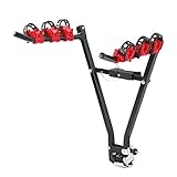 Respicefinem Autoträger, Auto-Heckträger, robuste Stahlkonstruktion mit 60 kg Tragkraft, faltbares Design für Platzersparnis, universelle Passform für die meisten Rahmen, einfache