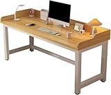 MESCXTY Schreibtisch, verdickte Tischbeine aus Kohlenstoffstahl, Starke Tragfähigkeit, geeignet für eine Vielzahl von Szenarien (Beige, 100 * 60 * 75 cm/39,4 * 23,6 * 29,5 Zoll)