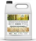 Contura 10 Liter Parkettlack Grundierung und Parkettsiegel XL Aqua Professionell Treppenlack 2in1 Holzlack Geruchsneutral 100% Vegan (Glänzend Farblos)
