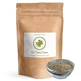 Bio Camu Camu Pulver - 100 g - Superfood - 100% BIO, vegan & pur - Rohkostqualität - Ideal als Zutat in Smoothies - Glutenfrei - Laktosefrei - OHNE Hilfs- u. Zusatzstoffe