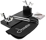 Jamonprive Schinkenhalter + Messer & Wetzstahl + Schinkenabdeckung + Küchentuch + Pinzette