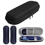ACWOO Insulin Kühltasche Mit 2 Kühlakku, TSA Diabetiker Tasche für Pen, Diabetikerzubehör, Epipen, Spritzen, Reisen Diabetikertasche, Schwarz