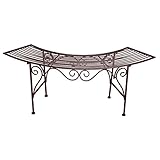 Bogenbank Eisen Metallbank Bank Gartenbank Rundbank Sitzbank Gartenmöbel Garten