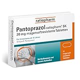 Pantoprazol-ratiopharm SK 20 mg magensaftresistente Tabletten: Säureblocker bei Sodbrennen, 14 Tabletten