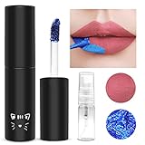 Prreal Lip Stain, Peel Off Lip Stain Lip Tint, Tattoo Color Lip Gloss,Long Lasting Waterproof Liquid Lipstick with 3ML Empty Spray Bottle,Non-stick Cup Lip Tint Lip Makeup For Women Girls#Pink