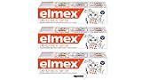 Elmex baby toothpaste 0-6 years, with reduced concentration of amine fluoride to protect child teeth, anticaria, 0% dyes, 50 ml,pack of 3,+ italy shop free keyring