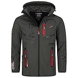 Geographical Norway 24J3 Vantaa Herren Softshell Jacke Grau 02 Gr. XL