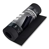 BIBODU Roll Eva Foam 5mm Schwarz Farbe | Moosgummi 5mm Dicke | Größe 150cm x 32cm, Dichte 80 kg/m3 | Eva Foam Cosplay, DIY Bastelarbeiten | Eva Schaumstoff Geeignet Jungen und Mädchen