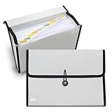 Elba Dokumentenmappe A4, Fächermappe - Hellgrau