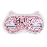 Legami - Chill Out, Augen-Gel-Maske, 19,5 x 11 (H max) cm, aus PVC und Polyester, Kitty-Thema, wiederverwendbar, elastisch, verstellbar, perfekte Passform, warm- und Kalt-Effekt
