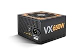 NOX Pc-Netzteil 650W URANO VX 650W -NXURVX650BZ- Pc-Netzteil 650W, Zertifikat 80 PLUS Bronze, 120mm Lüfter mit PMW-Steuerung, extra lange Flachkabel, Schwarz