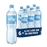 VILSA Mineralwasser Naturelle, 6 x 0,75 l PET