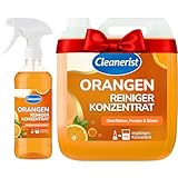 Die Seifenblase® 6L Orangenreiniger Konzentrat [1:100] - ergibt 600L Universalreiniger mit Orangenduft - Allzweckreiniger ähnl. zu Orangenöl für Oberflächen, Küche, Bäder, Boden, Glas & Fenster
