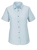 killtec Damen Funktionsbluse Kurzarm/Bluse KOS 43 WMN WVN SHRT, Bali blau, 46, 42789-000