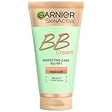 Garnier SkinActive BB Cream Perfektionierende All-In-1 Pflege Mittel mit LSF50 gegen dunkle Flecken, mit Vitamin C und Mineralpigmenten, 50 ml