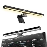 BlitzMax Computer Lampe LED USB, Computer Monitor Light Bar, Berührungsgesteuerte Schreibtischlampe mit Speicherfunktion und stufenloser Dimmung, 5 Farbtemperaturen, für Heim- und Büroarbeitsplätze