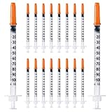 10 Stück 1 ml/cc Plastiktube 30G (0,3 x 12,7mm), Mehrzweck-Messwerkzeuge, Einzeln verpackt (30G 1/2')