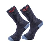 Woolona Merino Active Wandersocken | Outdoor Socken aus Merinowolle | Funktionssocken für Herren und Damen (DE/NL/SE/PL, Numerisch, 35, 38, Regular, Regular, Blau)