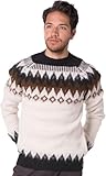 Gamboa Alpaka Pullover Herren Strickpullover Norwegerpullover Winterpullover Männer
