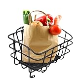 Fahrradkorb – Fahrradkorb hinten, Frontmontage mit Bremshalterung ohne Bohren, Aluminium-Gepäckträger für Beach-Scooter, Cruiser, Radfahren, Damen, Herren, Haustiere