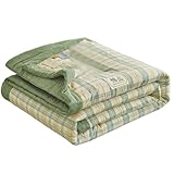 NPXUAMTJ Qualität Waschbarer Baumwolldecke Softly Sleep Perfekt Für Alle Altersgruppen Die Stilvoll Und Leicht Zu Pflegen Die Bettwäsche Suchen