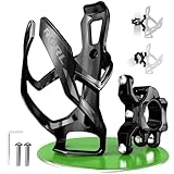 RBRL Flaschenhalter Fahrrad Fahrrad Trinkflasche mit Halter Getränkehalter Fahrrad Flasche Halter Rack für Motorrad Getränkehalter Mountainbikes Rennrad Kinderwagen Rollstuhl (Schwarz)