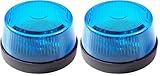 W WIDMANN MILANO Party Fashion – Blinkendes Warnlicht mit Sirene, 7 x 4 cm, Blaulicht, Polizei, Feuerwehr, für Karneval