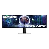 Samsung 49 Zoll Odyssey OLED G9 G93SD, DQHD (5.120 x 1.440), Gaming Monitor, PC Bildschirm, 240 Hz, OLED Glare Free, 0,03 ms Reaktionszeit, Gaming Hub, LS49DG934SUXEN