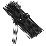 GARIOUANS 100 Stück Kalenderhaken Kalenderaufhänger Kalenderbinder Cliphaken Drahthaken Zum Aufhängen Von Kalendern Kalenderdrahtaufhänger Binder Aufhängehaken Für Poster