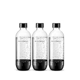 SodaStream 2260525 Wasserflasche, Kunstoff, multi, 3er Pack (3x1 Liter), 464
