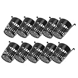 SOIMISS 10 Stück Teiliges Soilless Pflanzkörbe aus Robustem Ovaler Hydroponik gartenkorb mit Hohlem Design zur Wurzelbelüftung Wasserabflussfördernd für Gemüse Balkongarten