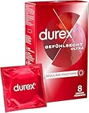 Durex transparent Liebe Sex Feel Ultra Dünn Latex Kondom – 10 Stück