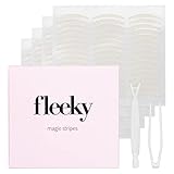 fleeky Schlupflider Stripes Magic - unsichtbare Augenlider Stripes zum Schlupflider-Lifting ganz ohne OP, eyelid tape, Doppel-Schluplid Aufkleber zu Kaschierung (S)