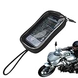 Humdcdy Motorrad Handytasche, Fahrrad Handyhalterung Wasserdicht, Touchscreen Handyhalterung Handy Aufbewahrungstasche Für Motorräder Und Fahrräder