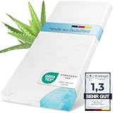 maxVitalis Gel-Schaum Topper, Orthopädische, atmungsaktive Gel Matratzenauflage, Für Matratzen & Boxspringbett, inkl. Aloe Vera Bezug, Allergiker geeignet (140 x 200 cm, Gelschaum 4 cm)