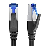 KabelDirekt – Cat 7 Netzwerkkabel, bruchfest konstruiert – 5 m – 10 Gigabit LAN Kabel & Ethernet Kabel (Patchkabel geeignet für Highspeed Netzwerke, Gaming, Switch, Router, PC und Modem, RJ45)