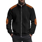 Vekewsap Cordjacke Warme Herren Übergangsjacke Reißverschluss Arbeits Modern Herbst Jacke Cordj Acke Freizeit Winterjacke Stehkragen Winddicht Outdoorjacke Winterparka