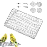 Papageienkäfigständer - Robuster Vogelkäfighalter, Rollständer für Vögel | Edelstahl Papageien-Sitzstange, moderne Papageienkäfig-Basis, mobile Vogelstütze, leicht zu bewegender Käfigständer