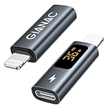 GIANAC USB C auf Lightning Adapter (2Stück) USB C to Lightning Adapter mit LED Display,36W Schnelles Laden, Lightning USB C Adapter für iPhone 14 13 12 11 Pro Max, iPad Pro/Air 5/Mini 6, iPod