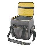 Aufnahmehalter-Box, Speicherbox, große CDS-Aufbewahrungstasche, Aufbewahrungs-Album-Tragetasche mit Trennwänden, hält bis zu 45 Discs für Reisen, Single Attribute, Se référer au descriptif, Siehe