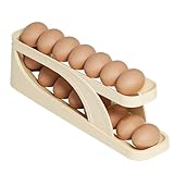 Plastic Egg Container, Latest Egg Storage Box, Egg Box With Drawer Stackable Egg Holder, Eier Aufbewahrungsbox Eieraufbewahrung… (15Eier)