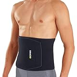 Bracoo SE22 Bauchweggürtel, Fitness Gürtel Verstellbarer, Fitnessgürtel, Bauchgürtel für Herren und Damen, Schwitzgürtel, Waisttrainer, Taillengürtel, Gewichthebergürtel, Sport (L/XL)