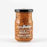 CasaFolino Bruschetta Rote Zwiebeln von Tropea 212 ml für Vorspeisen und Aperitifs