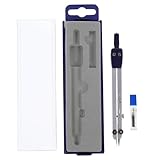 ULTECHNOVO Professioneller Zeichenzirkel mit Einstellbarer Feststellschraube Präzisem Bogen markierungswerkzeug und Langlebigem Geeignet für Holzbearbeitung Metallarbeiten Prüfungen und